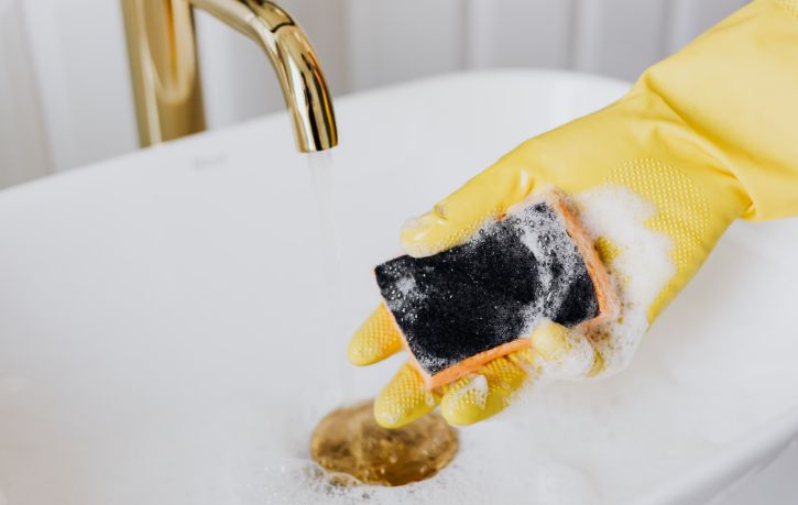 Pak Mane Dual-Layer Heavy-Duty Cleaning Sponge